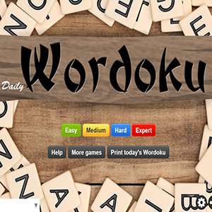 Daily Wordoku.