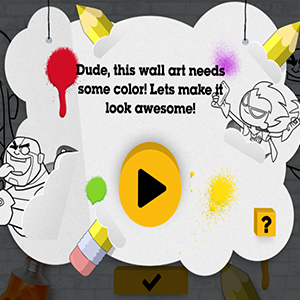 Teen Titans Go Color In Game.